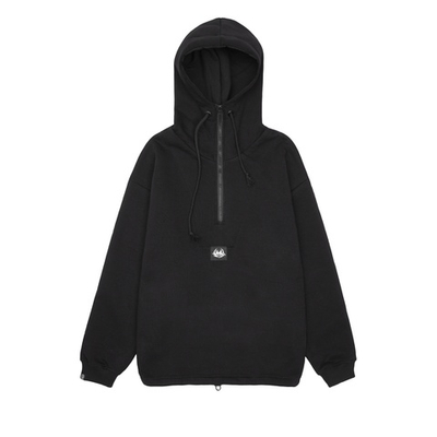 Худи Hook Халфзип черный