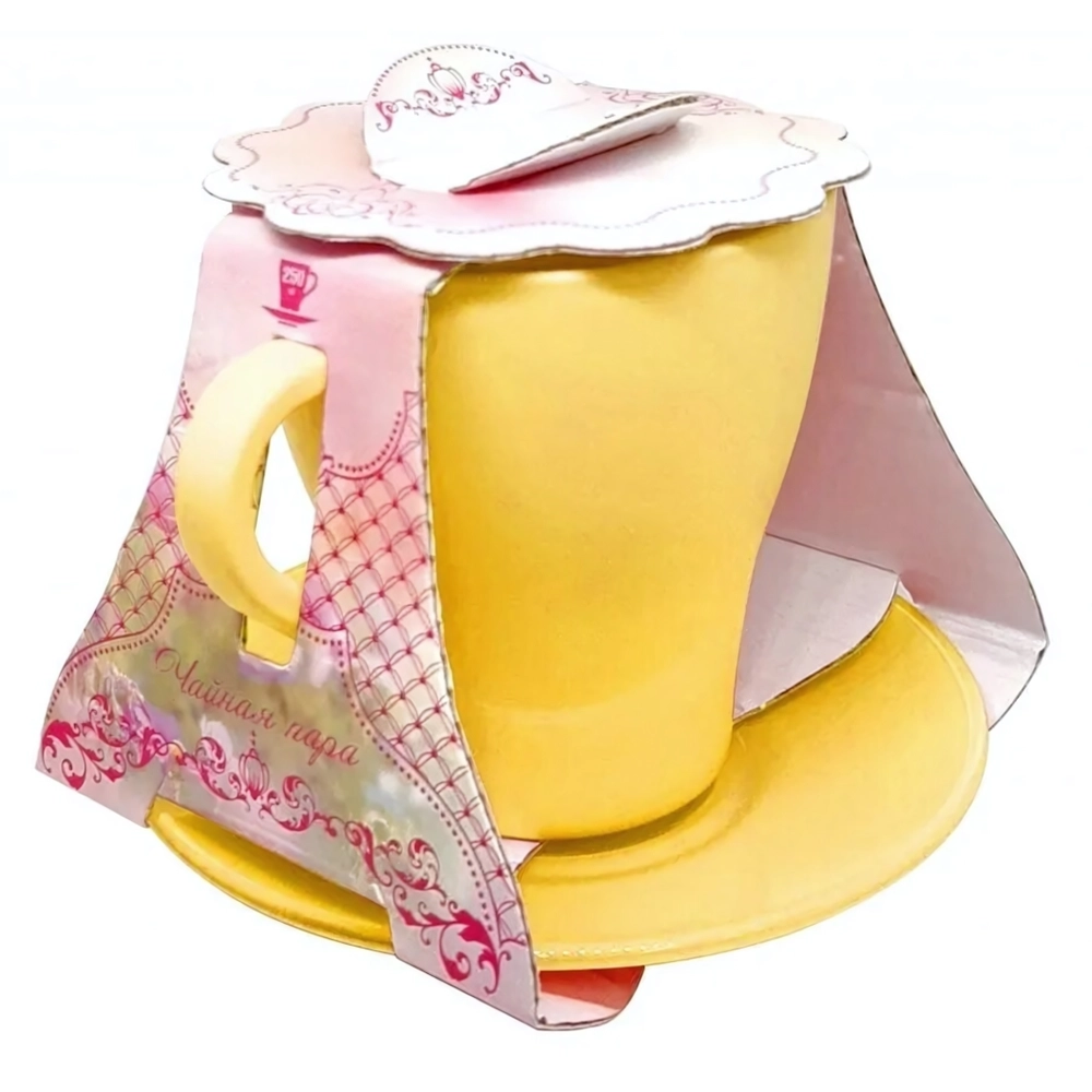 Чайная пара арт.2649-Н7 Апрель(Желтый)