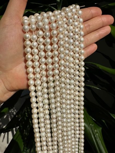 "Жемчуг круглый" 8мм, "Майорка. Имитация" (нить)