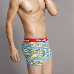 Мужские трусы боксеры GMW Yellow Blue Boxer