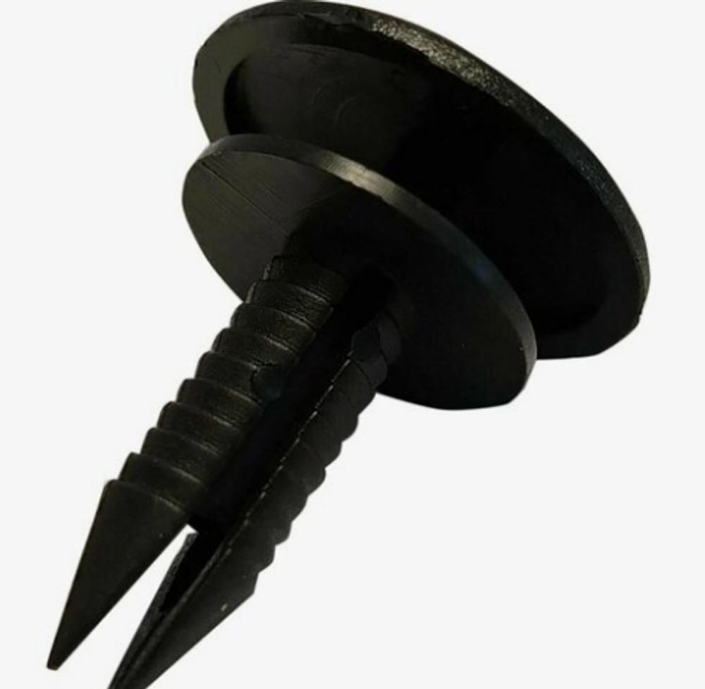 Клипса обшивки салона Газель 3302-5602156-10 завод (100шт) (папа+мама) ЧЕРНАЯ