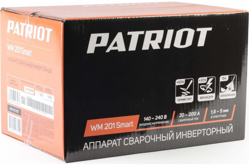 Сварочный аппарат PATRIOT WM 201Smart MMA 605302137