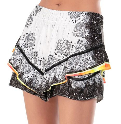 Теннисная юбка Lucky in Love Paisley In Love Skirt - black