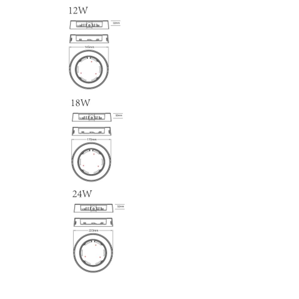 Светильник светодиодный ЭРА LED 19-18-4K накладной круглый 18Вт 4000К