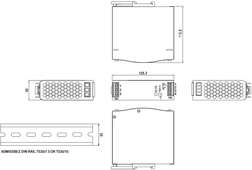 Преобразователь AC-DC сетевой Mean Well WDR-120-12