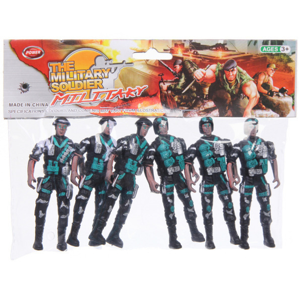 Набор армия «Спецназ», 6 предметов, пакет, 22*2*16 см