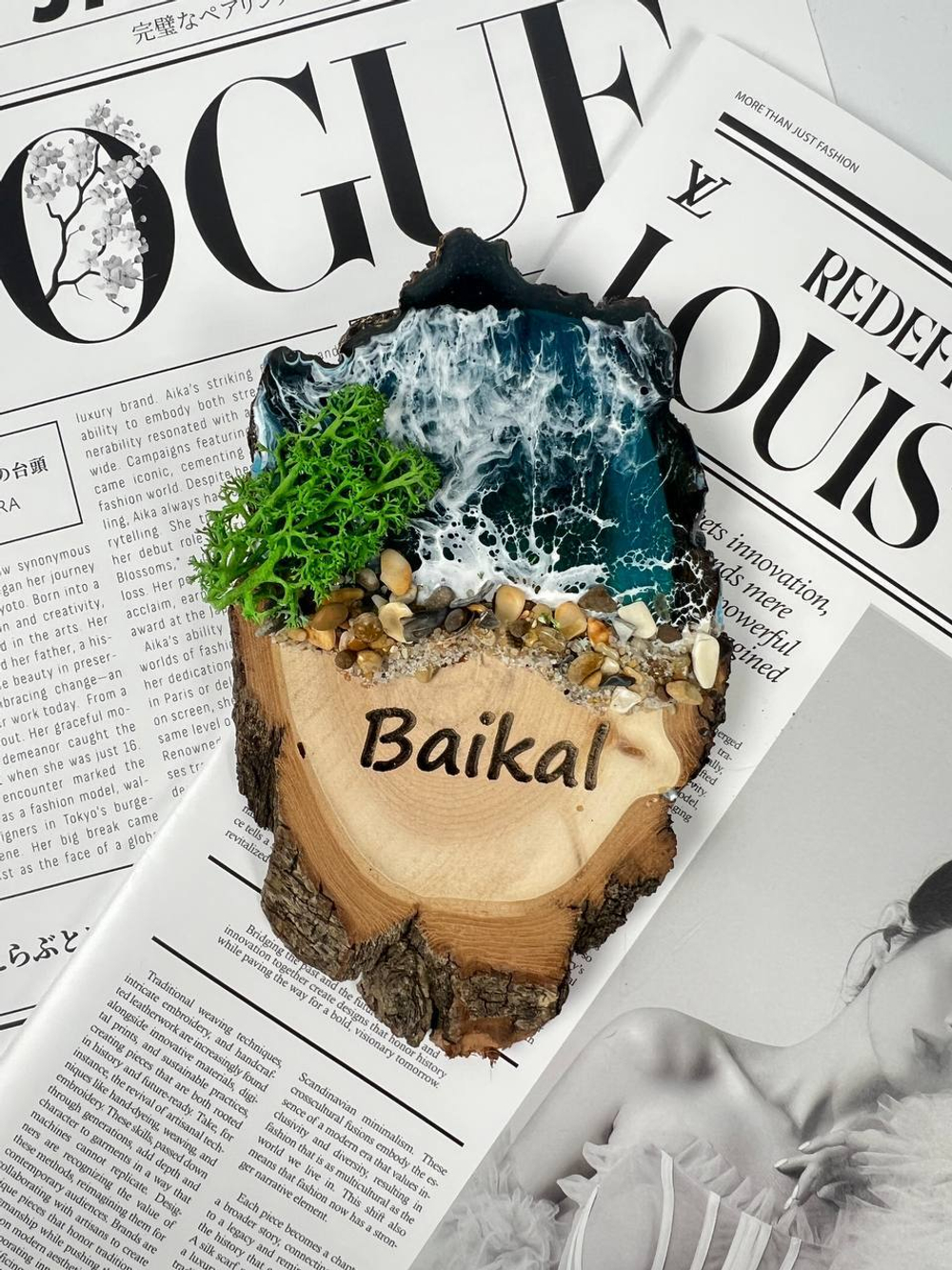 Магнит "Байкальские мотивы" (форма овал)