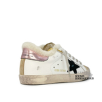 Кеды женские с мехом Golden Goose Superstar