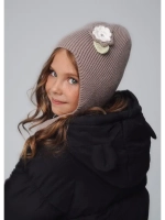 Шапка-чепчик для девочек на осень