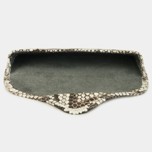 Футляр для очков Vision из кожи питона, цвета натур