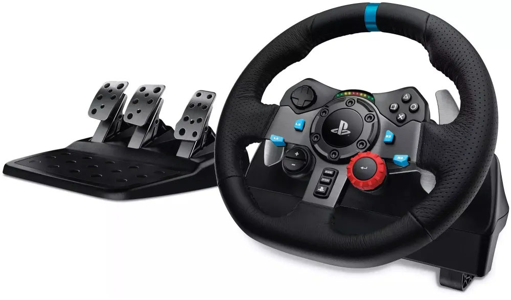 Комплект Logitech G G29 Driving Force, черный, 1 шт.