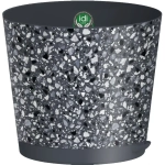 Горшок для цветов пластиковый 0,75л d-12см «Stone Flower» с прикорневым поливом