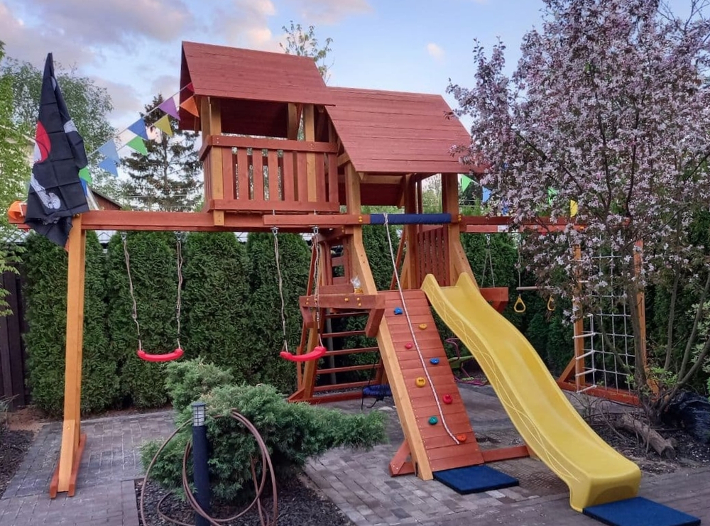 Деревянный игровой комплекс Савушка Lux - 10