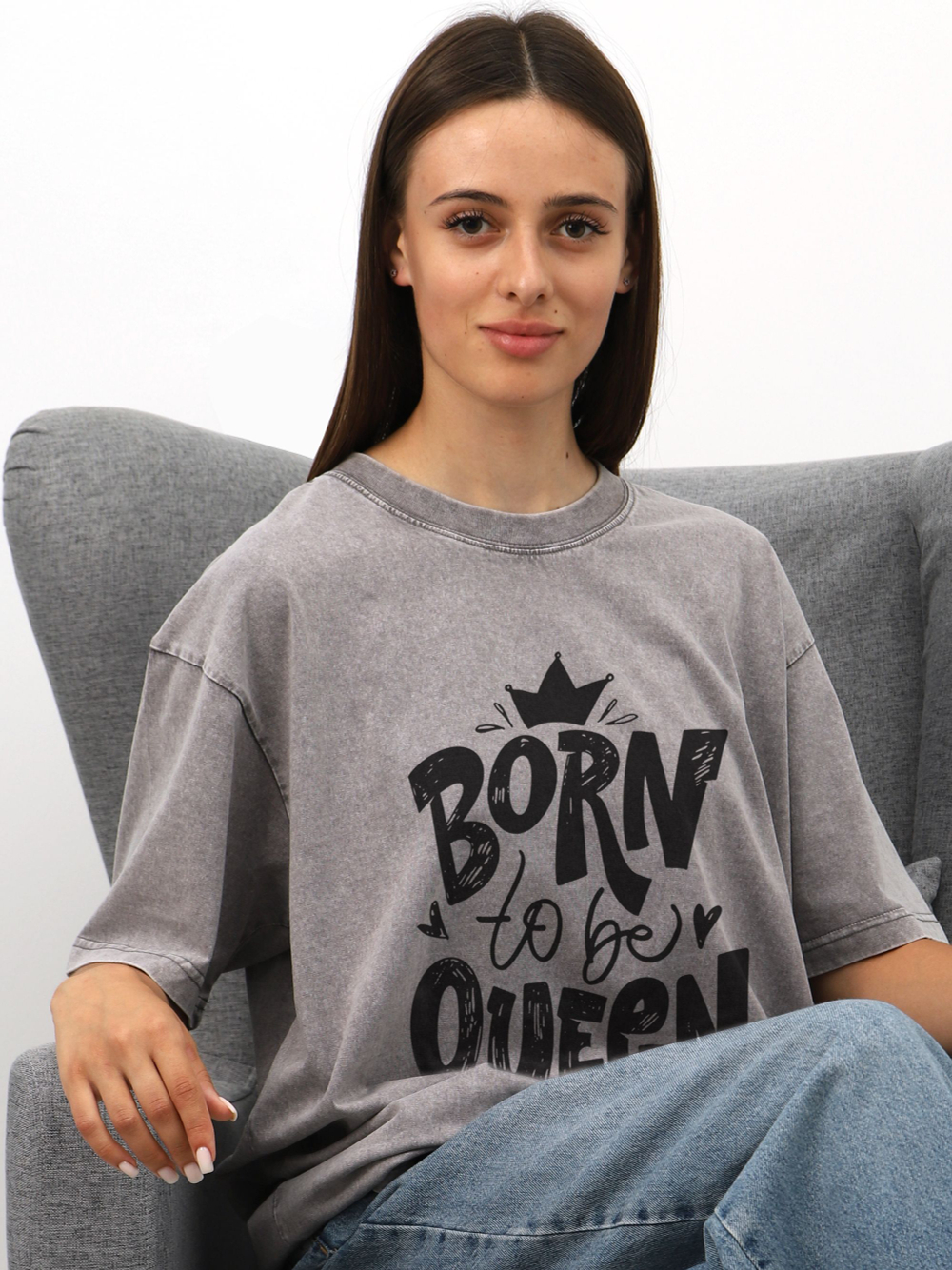 Подарочная футболка Королевы рождаются в ноябре