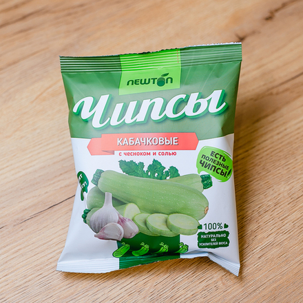 Чипсы " Кабачок с солью", NewTon