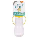 Бутылочка для кормления детская приталенная, с ручками, 250 мл, от 0 мес., цвет жёлтый МИКС 2969725