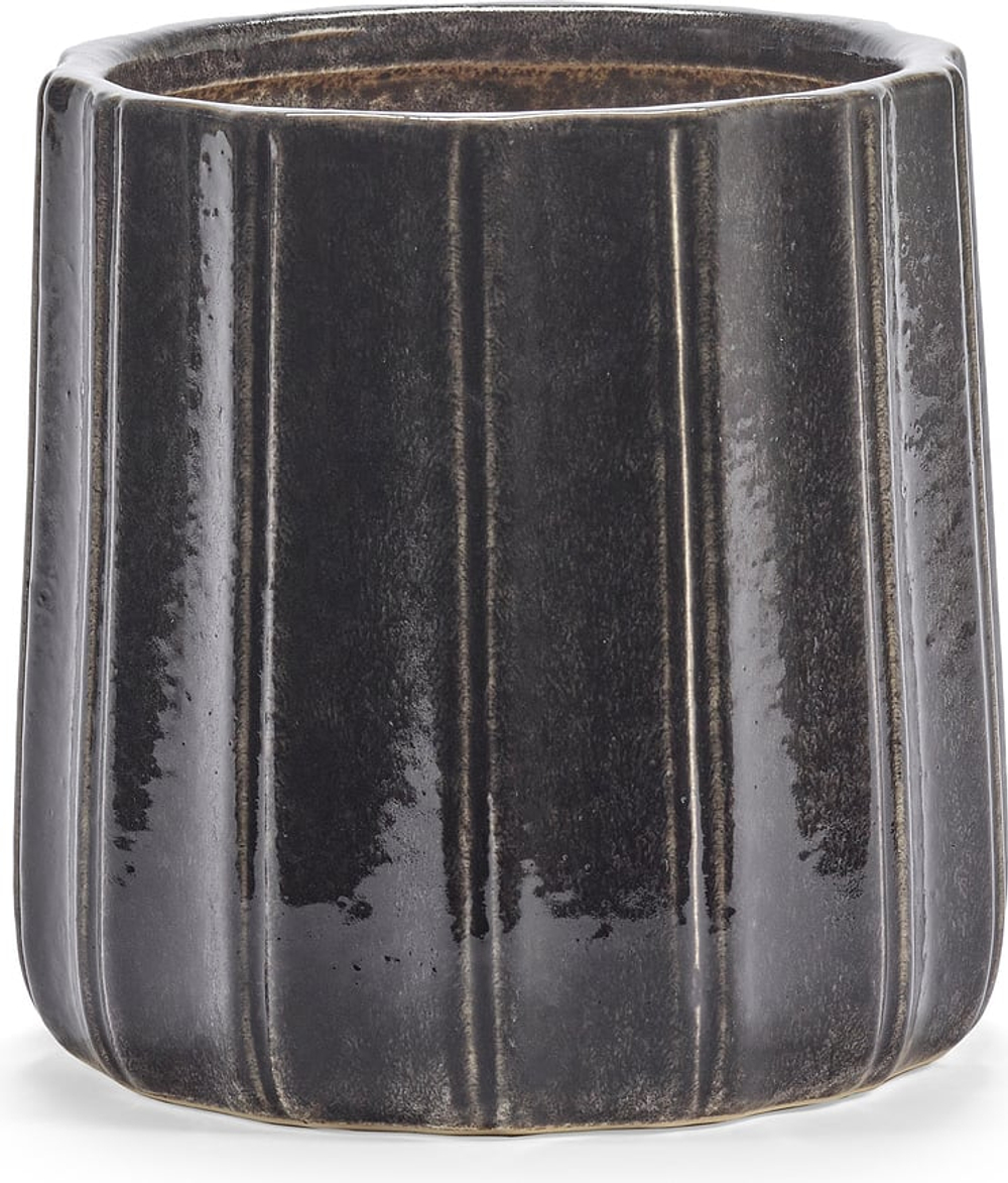 Кашпо serax glazed shades, керамика, коричневое · арт. fabr B4625002-600