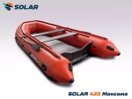 Лодка ПВХ Solar Максима-420К оранжевый