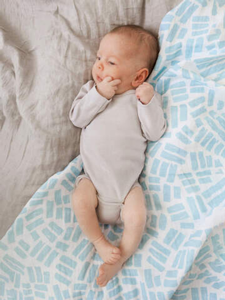 Боди Mjölk Песочный серый с длинным рукавом, уценка