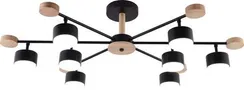 GX3756-8 BK+WOOD (1) Люстра RL