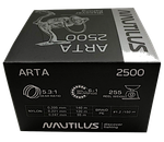 Катушка Nautilus Arta 2500 bb6+1 255г 0.205/0.221/0.247мм-140/120/95м 5.3:1 16-59296053