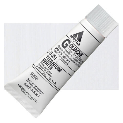 Holbein Acrylic Gouache 40 мл. 851 [А] Titanium White