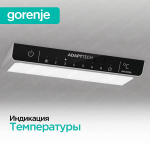 Отдельностоящий двухкамерный холодильник Gorenje NRK6191EW4