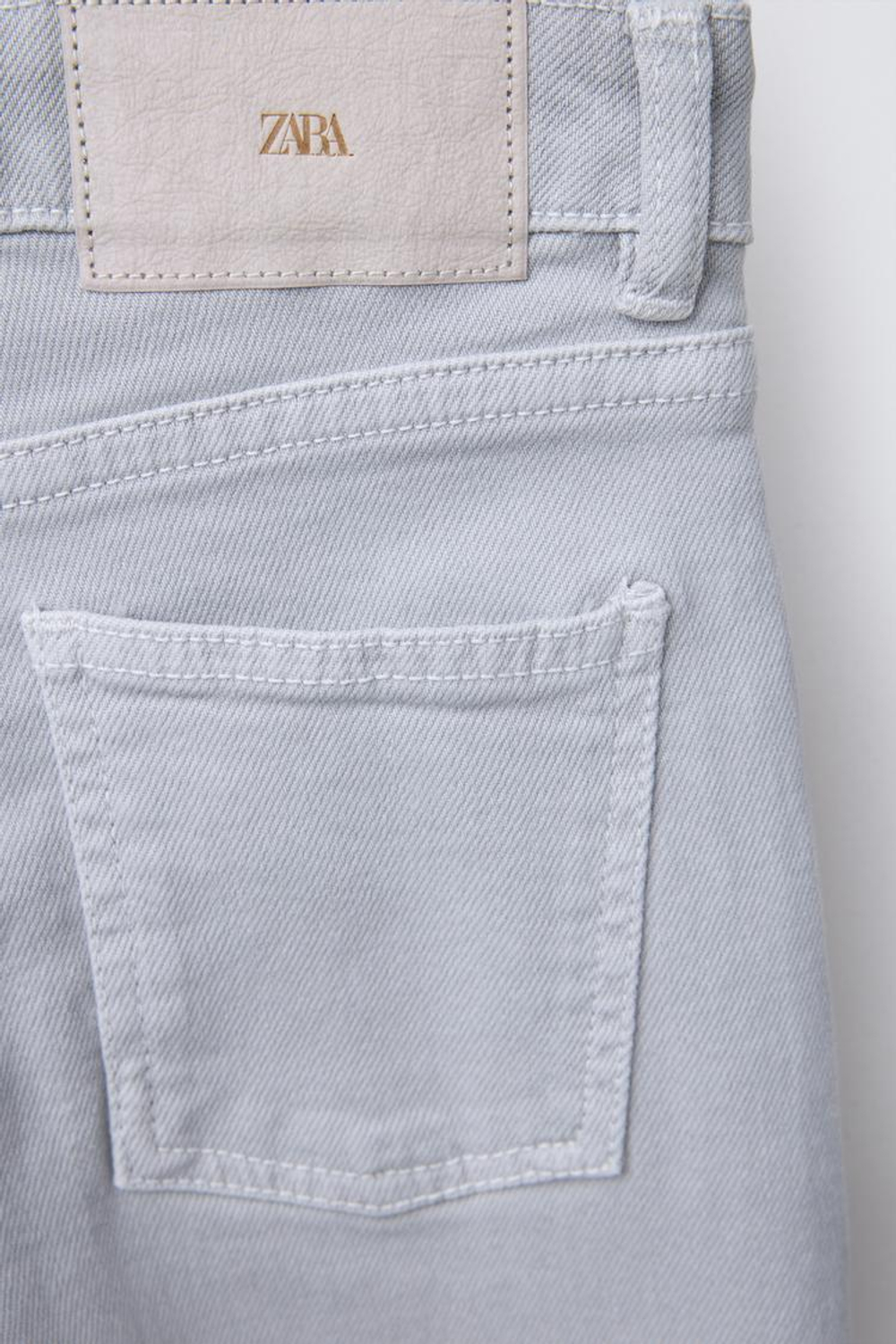 ZARA ДЖИНСЫ FLARE С ЗАКЛЕПКАМИ, СЕРЫЙ