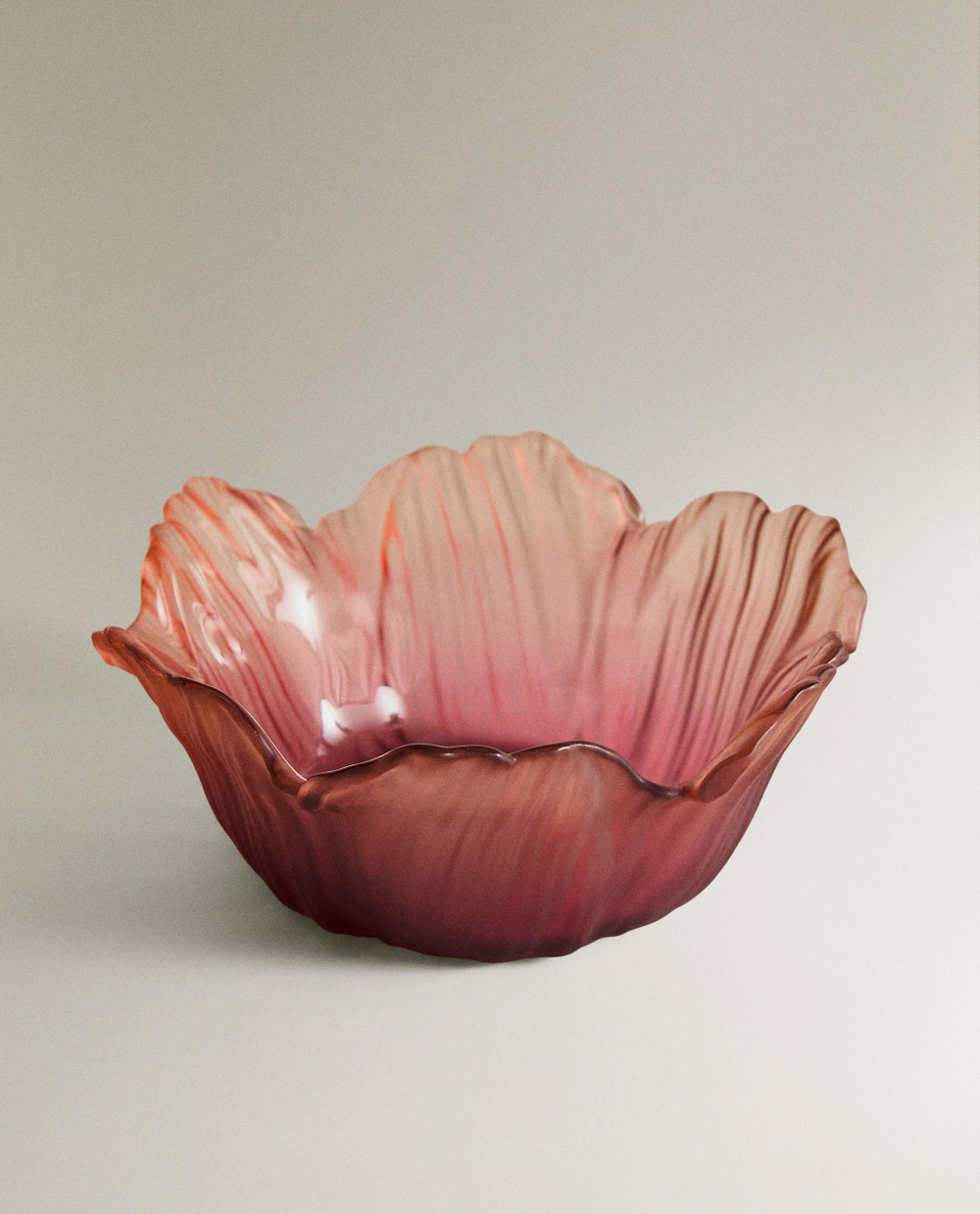 Zara Home миска из стекла, цвет зелёный, 15 см