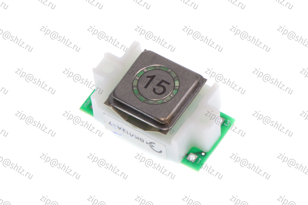 Кнопка (кнопочный модуль) ВКЛ13А-7 "15 этаж"