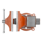 Тиски слесарные, 125 мм, поворотные, с наковальней Sparta