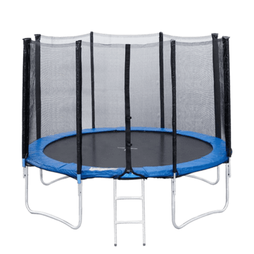 Батут для дачи с сеткой, диаметр 12 фт