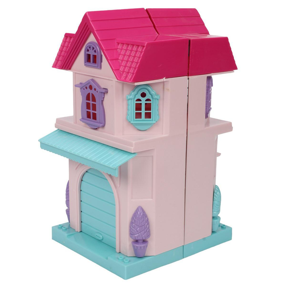 Дом для куклы с куклой и мебелью коробка 7787-3
