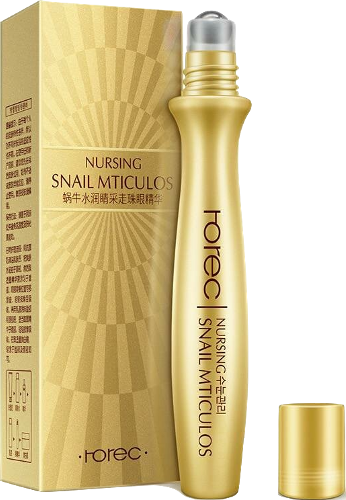 Rorec Крем-ролик для глаз Nursing Snail Mticulos, 15 г