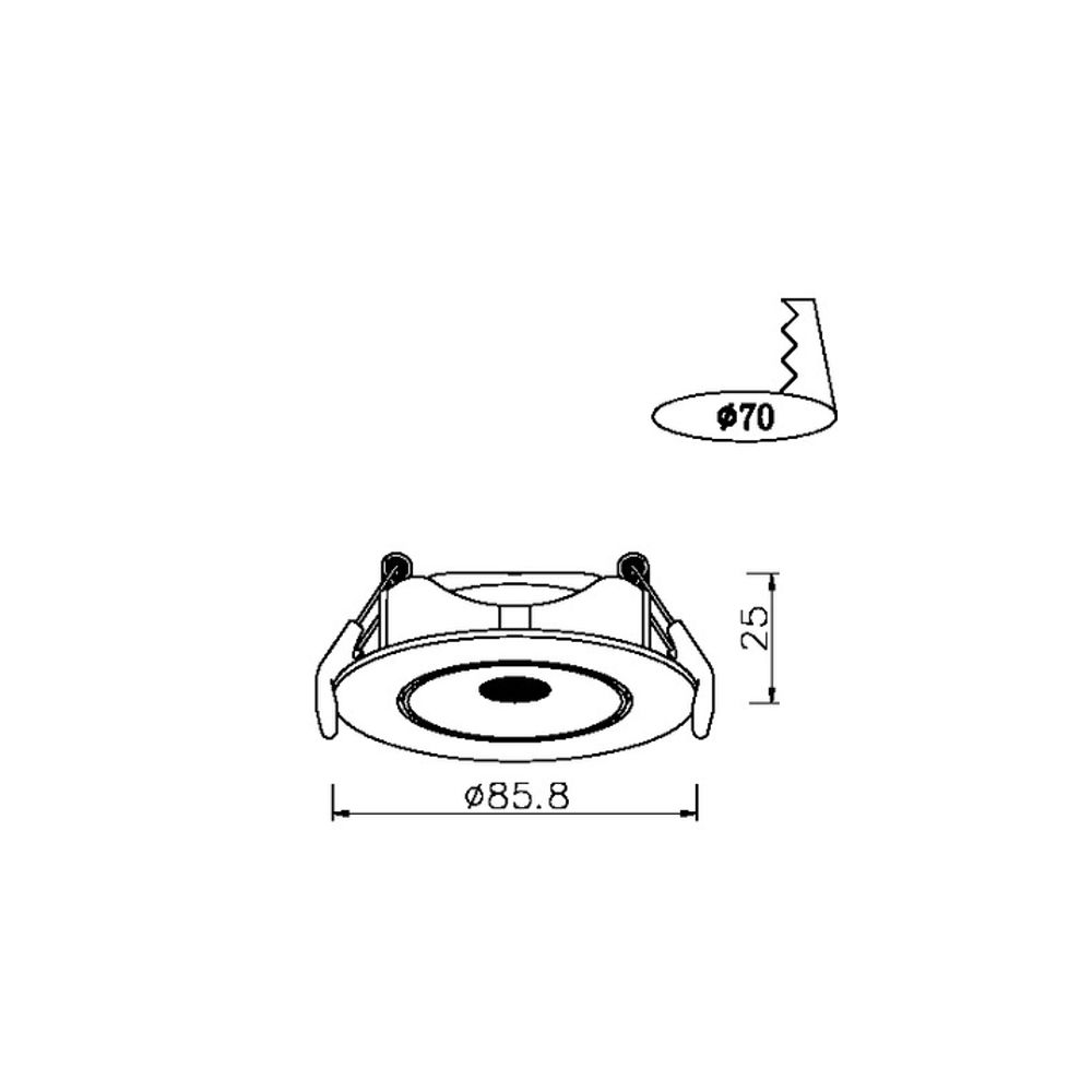 Точечный встраиваемый светильник Arte Lamp