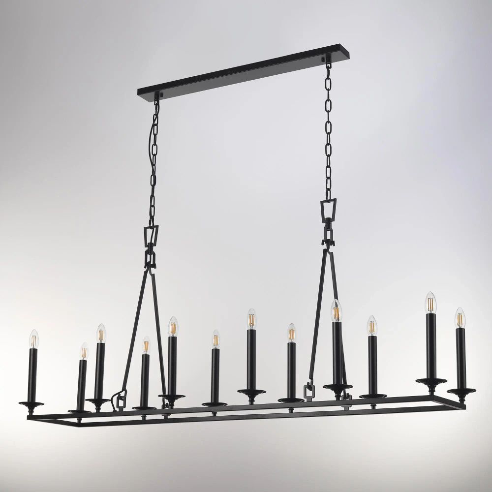 Citilux Маркиз CL471265 Люстра замковая подвесная Чёрная