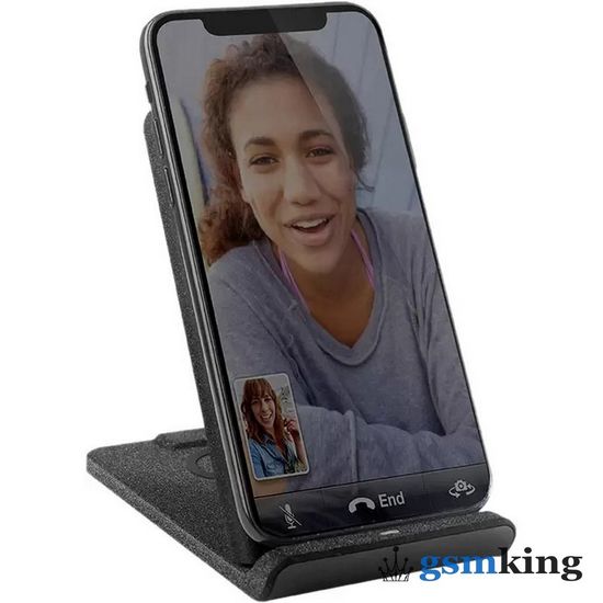 Uniq VERTEX Duo Slim Foldable Dual Wireless Charger 2-in-1 15W Gray