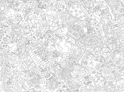 «Времена года», гигантская раскраска в коробке