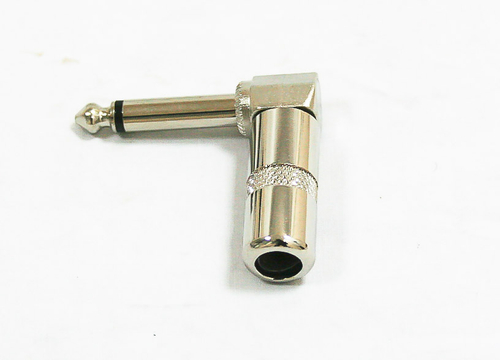 INVOTONE J130C - Коннектор джек моно, кабельный, 6.3 мм угловой, корпус металл