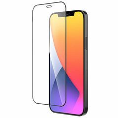 Защитное стекло 2.5D на весь экран 0.33мм HD Hoco A19 для iPhone 12 Mini (Черная рамка)