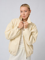 Бомбер утепленный с металлической молнией