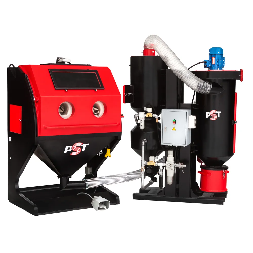Пескоструйная камера PST КСО-130-Н-ФВР-М с фронтальной загрузкой
