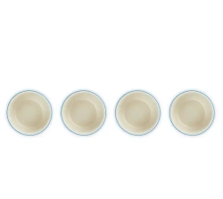 Le Creuset - Набор из 4 форм для выпечки 100мл лазурный / артикул   79109102200000  / GTIN 843251177998