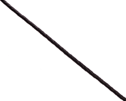 Шнурок плетеный черный Ø 3.0 мм, дл. 70 см