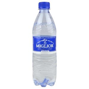 Вода питьевая MIGLIOR газированная  0,5 л/бут 12 бут/упак