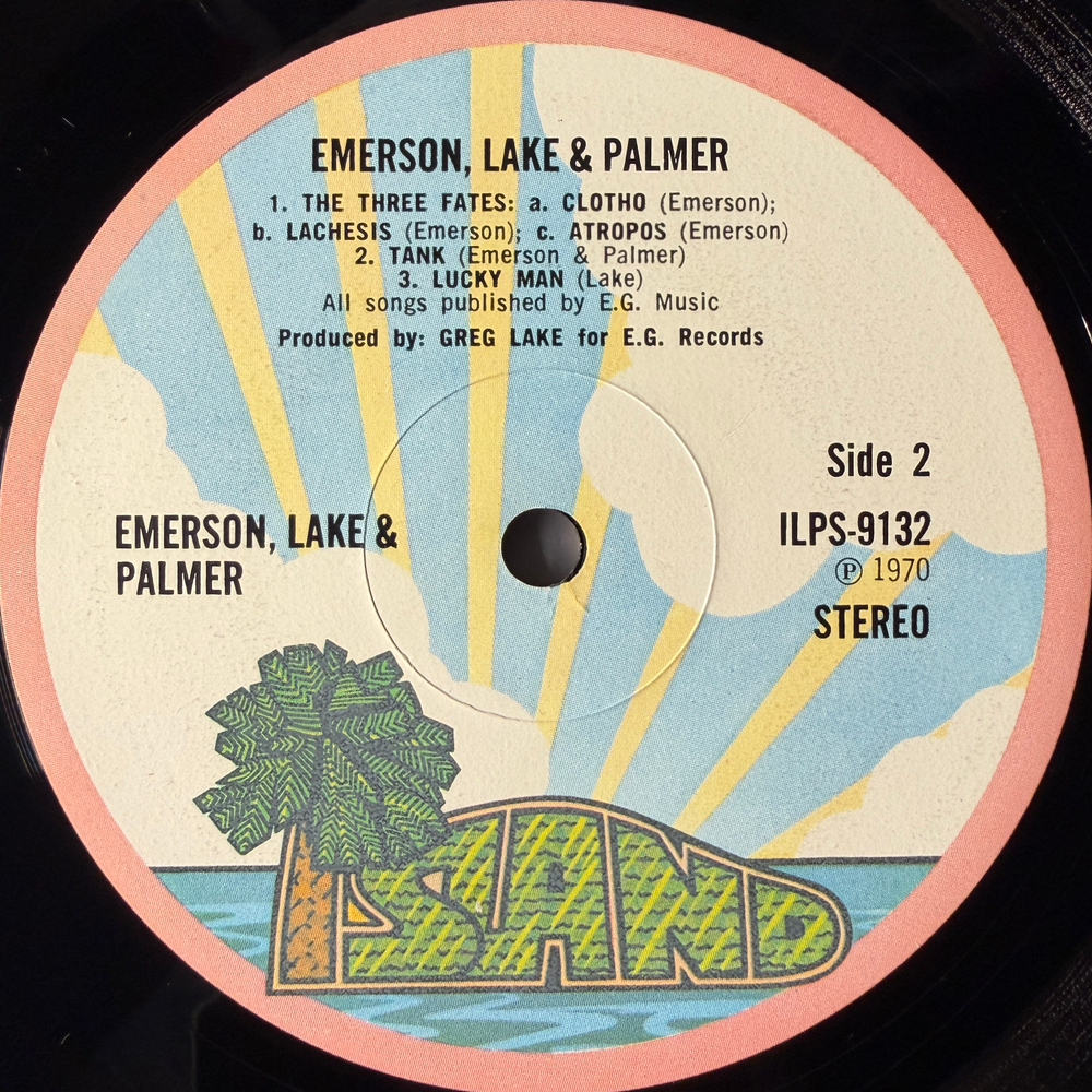 Emerson, Lake & Palmer ‎– Emerson, Lake & Palmer (Англия 1971г.) Т