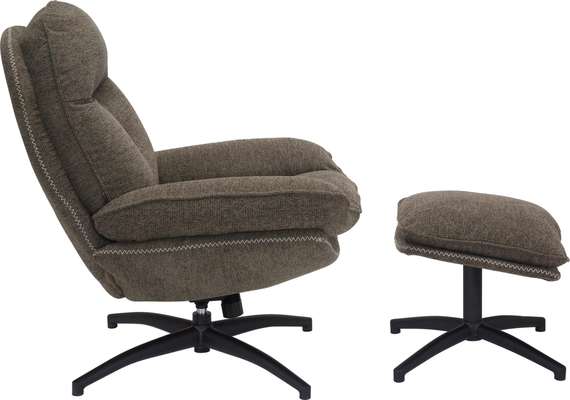 Кресло мягкое Everprof Lime Ткань Темно-коричневый