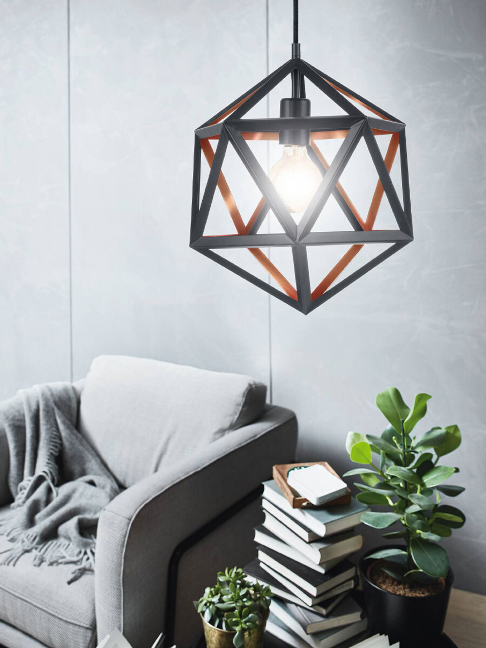 Подвесной светильник Eglo EMBLETON 1 43348