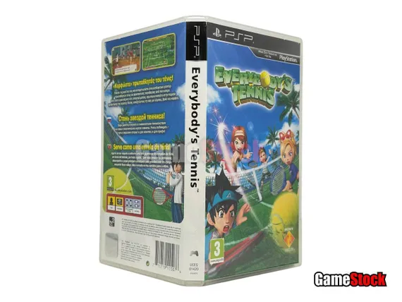 PSP Everybodys Tennis (Б/У, Английская версия, UCES-01420)