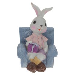 GAEM Фигурка декоративная "Заяц", L9 W9 H13 см, 2в.